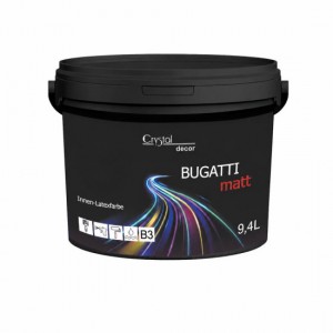 Матова латексна фарба Crystal Decor BUGATTI Matt 9,4л (В3)