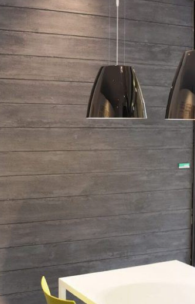 Декор стен с эффектом бетона