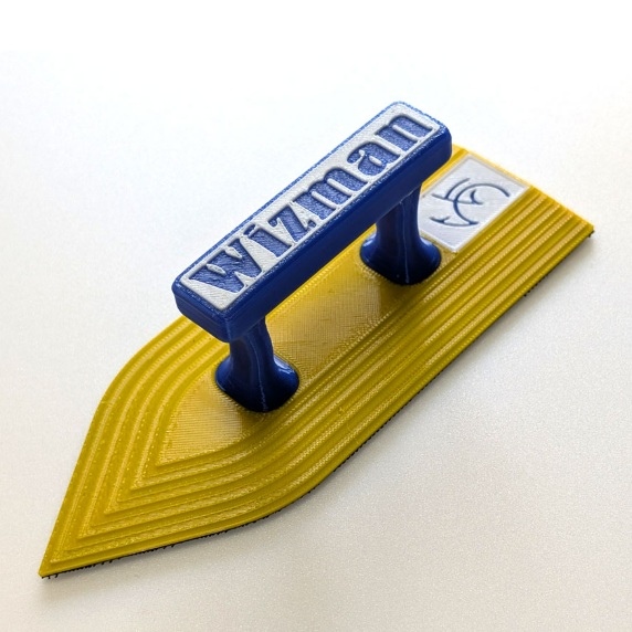 Шліфувальна терка WIZMAN з липучкою, праска, 170 мм*65 мм