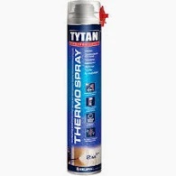 Напилювана поліуретанова теплоізоляція THERMOSPRAY Tytan Professional 870 мл