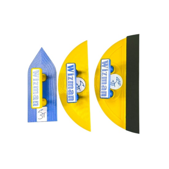 Комплект шліфувальних терок (півмісяць+праска+тіньова) Wizman