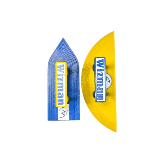 Комплект шліфувальних терок (півмісяць+праска) Wizman