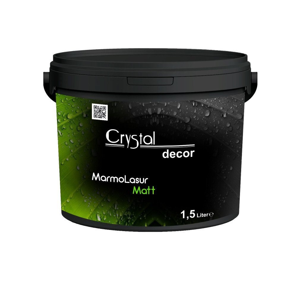 Матова лесуюча фарба (лазур) Crystal Decor MarmoLasur Matt 1,5 л