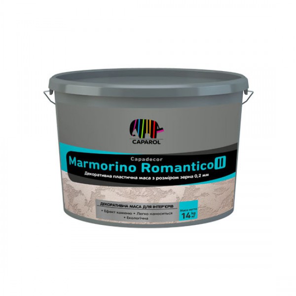 Декоративна шпаклювальна маса CapaDecor Marmorino Romantico II 14 кг