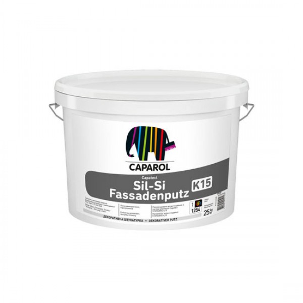 Дисперсійна декоративна штукатурка Capatect Standard Si-Si Fassadenputz K15 (В1) 25 кг