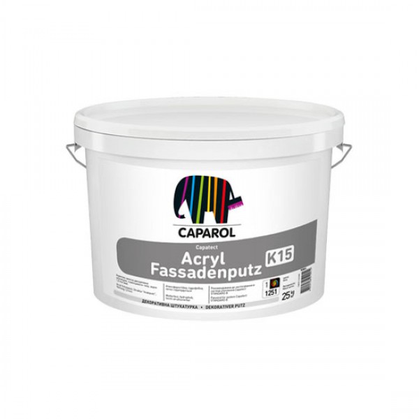 Акрилова декоративна штукатурка Capatect Standard Acryl Fassadenputz K15 (В1) 25 кг