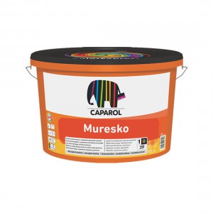 Високоякісна фасадна мінеральна фарба Caparol Muresko 10 л (В1)